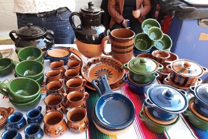 CAZUELAS DE BARRO CERÁMICA LIBRE DE PLOMO DE ESPAÑITA TLAXCALA